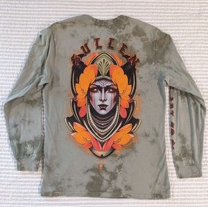 Sullen David Mention Crystal Wash Long Sleeve Shirt